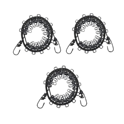 Washing line with 12 pegs set of 3