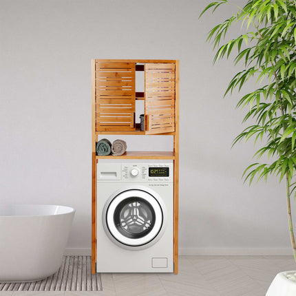 Washing machine cabinet in bamboo