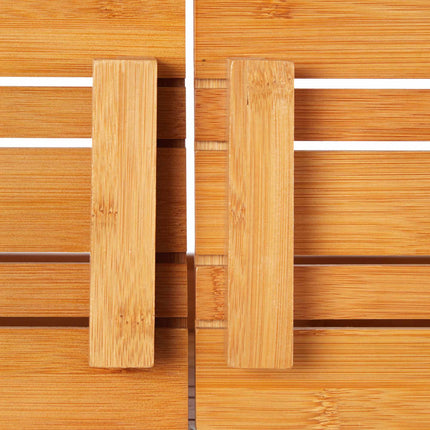 Washing machine cabinet in bamboo