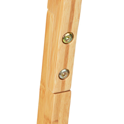 Washing machine shelf in bamboo