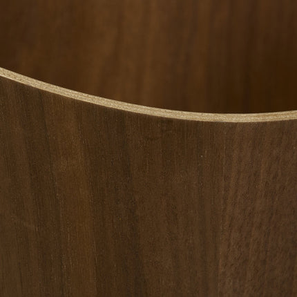Waste Paper Bin, Wood Effect, 9L Capacity