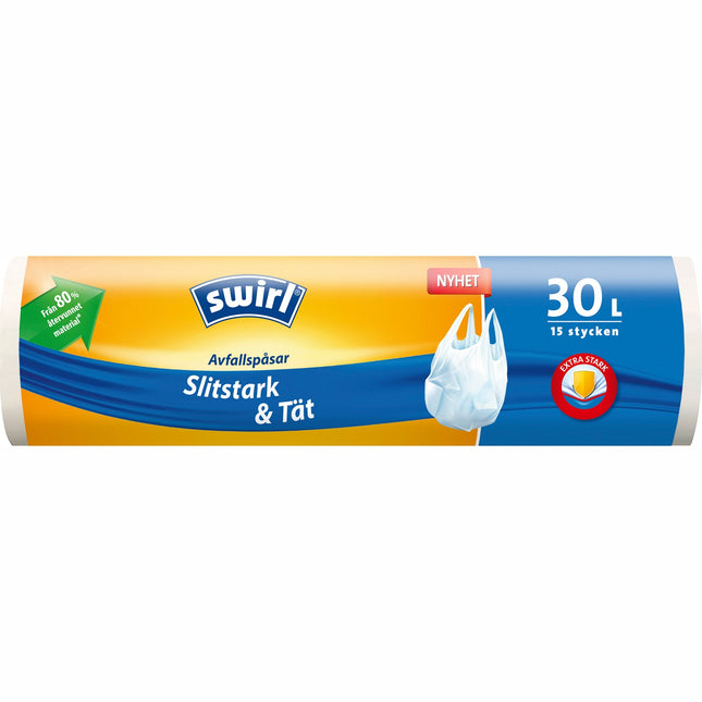 Waste bags with handles 30L 16 pcs DFP