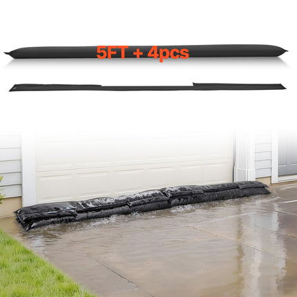 Water-Activated Flood Barrier Bags, 4 Pack, 1530 x 210 mm