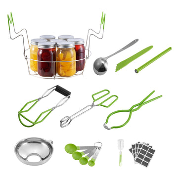Water Bath Canning Kit, 9-Piece Stainless Steel Tool Set