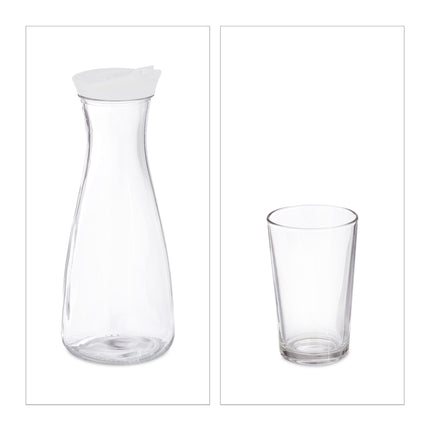 Water Carafe with Glass Set