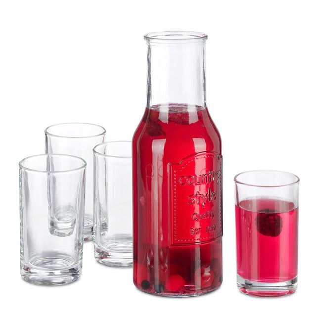 Water Carafe with Glasses