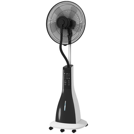 Water cooling fan with fog, remote control & 3L tank, 90W, 125cm