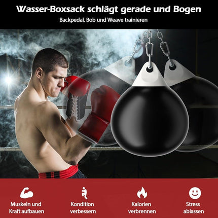 Water-Filled Punching Bag with Metal Chain & Hose