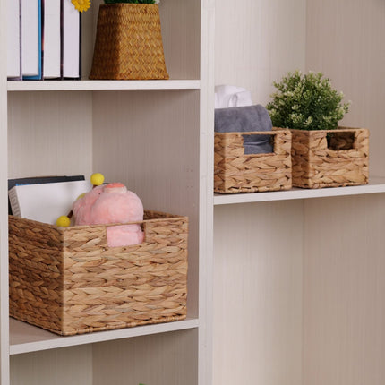 Water Hyacinth Storage Baskets, Set of 3