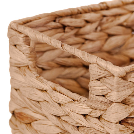 Water Hyacinth Storage Baskets, Set of 3