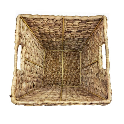 Water Hyacinth Wastepaper Bin – Woven Design