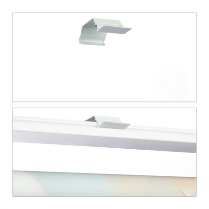 Water-Repellent Bath Roller Blind, Geometric Design