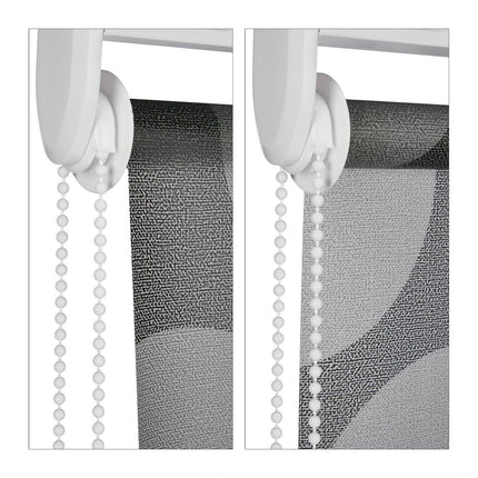 Water-Repellent Bath Roller Blind with Dot Pattern