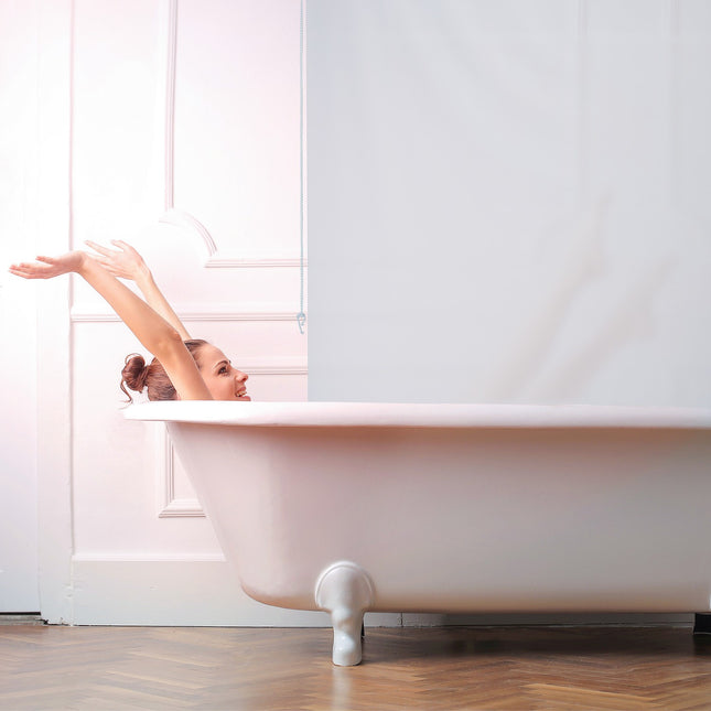 Water-Repellent Bathroom Roller Blind, Ceiling or Window Mount