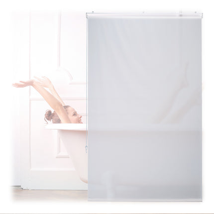 Water-Repellent Bathroom Roller Blind, Ceiling or Window Mount