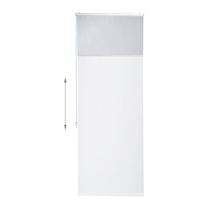 Water-Repellent Bathroom Roller Blind, Translucent White