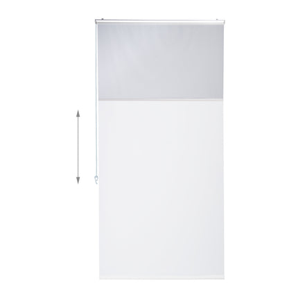 Water-Repellent Bathroom Roller Blind, Translucent White