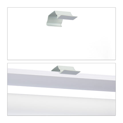 Water-Repellent Bathroom Roller Blind, White, Translucent
