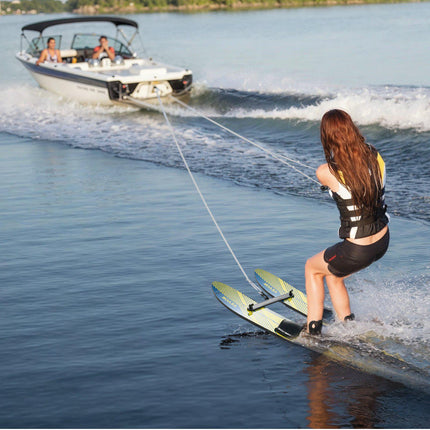 Water Ski Trainers 46 Inch, Adjustable Bindings, Stabilizer Bar