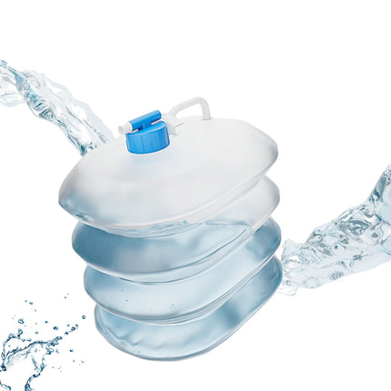 Water bottle collapsible in sets of 4 oval