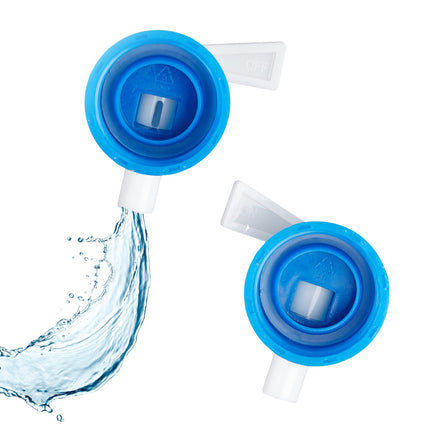 Water bottle collapsible in sets of 4 oval