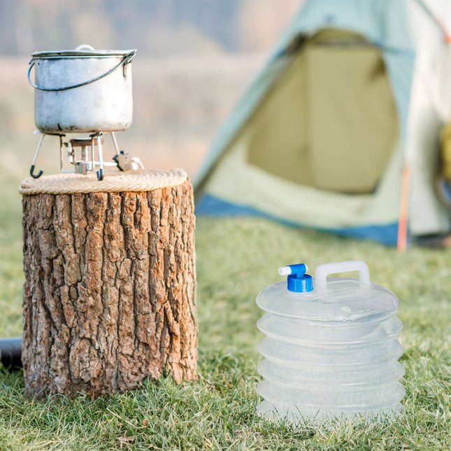 Water bottle collapsible in sets of 4 oval