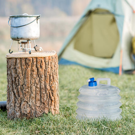 Water bottle collapsible in sets of 4 oval