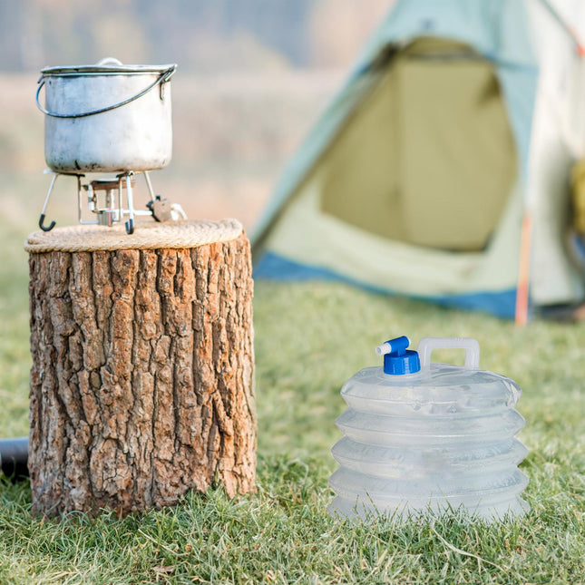 Water bottle collapsible in sets of 4 oval