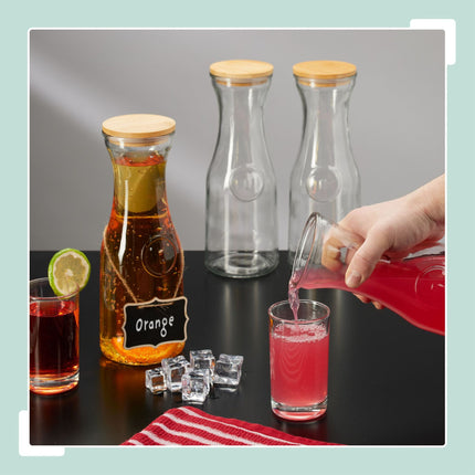 Water carafe with lid in set