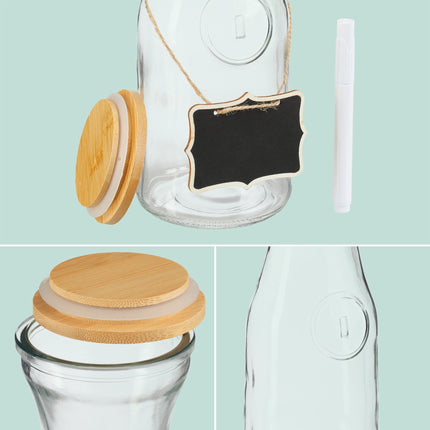 Water carafe with lid in set