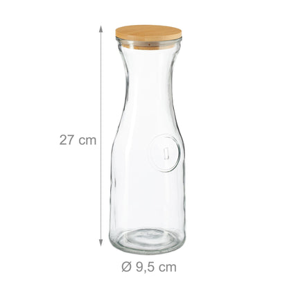 Water carafe with lid in set
