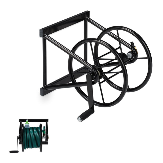 Water hose reel, for wall