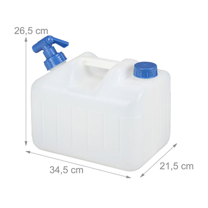 Water jug with faucet