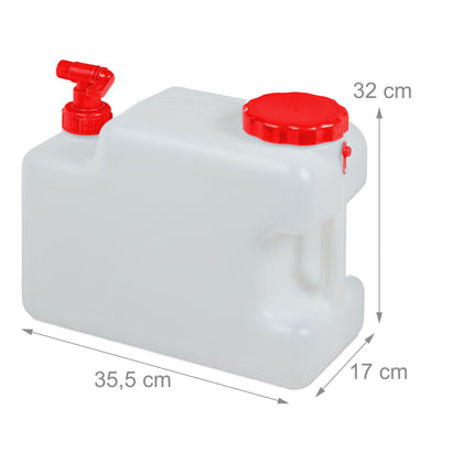 Water jug with tap
