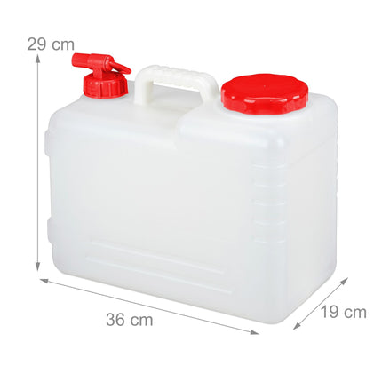 Water jug with tap