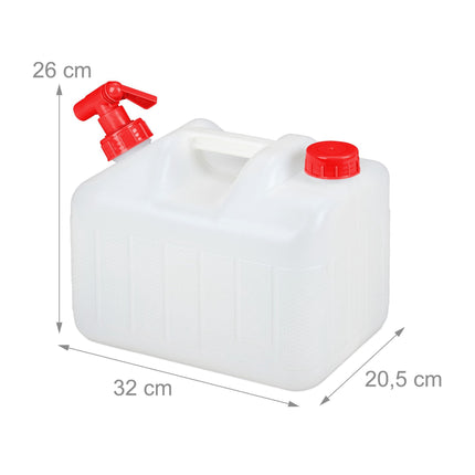 Water jug with tap