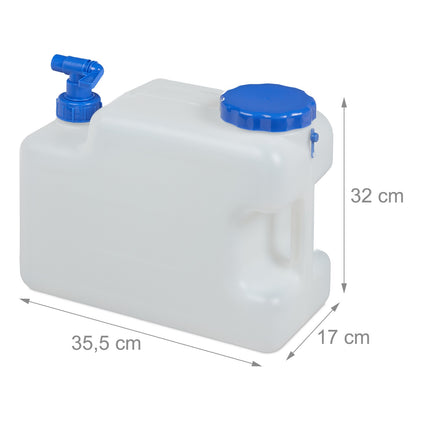 Water jug with tap