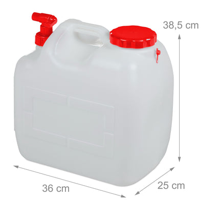 Water jug with tap