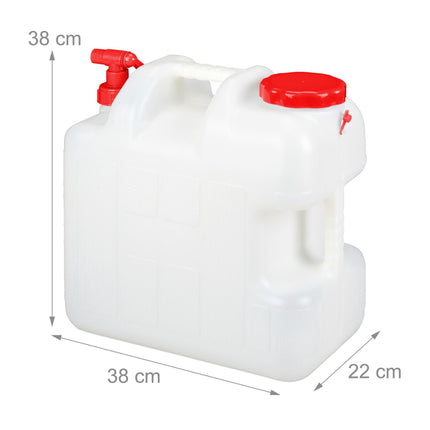 Water jug with tap