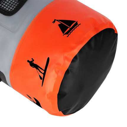 Waterproof 25L Backpack, Orange – Ideal for Camping