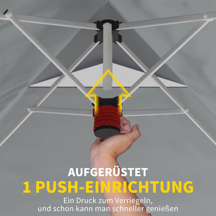 Waterproof 3x3m Pop-Up Gazebo, UV 50+ with Sandbags