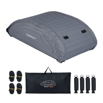 Waterproof 400L Car Roof Cargo Bag, 4 Straps