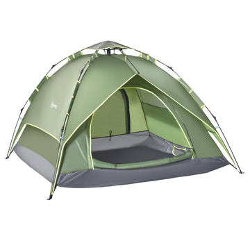 Waterproof 4-season camping tent for 2 adults + children