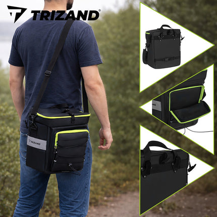 Waterproof 65L Bicycle Bag – 3-in-1 Pannier & Backpack