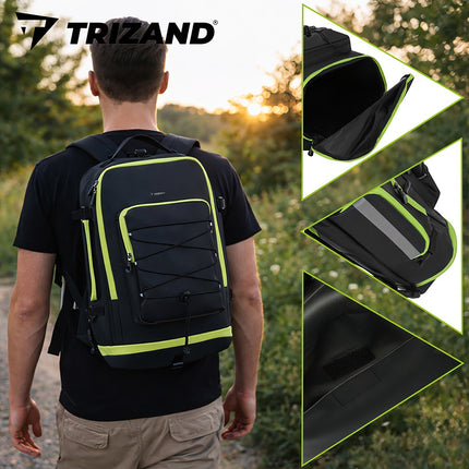 Waterproof 65L Bicycle Bag – 3-in-1 Pannier & Backpack