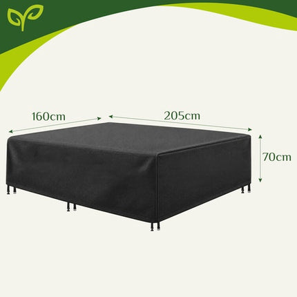 Waterproof Garden Furniture Cover 205x160x70cm, UV Resistant