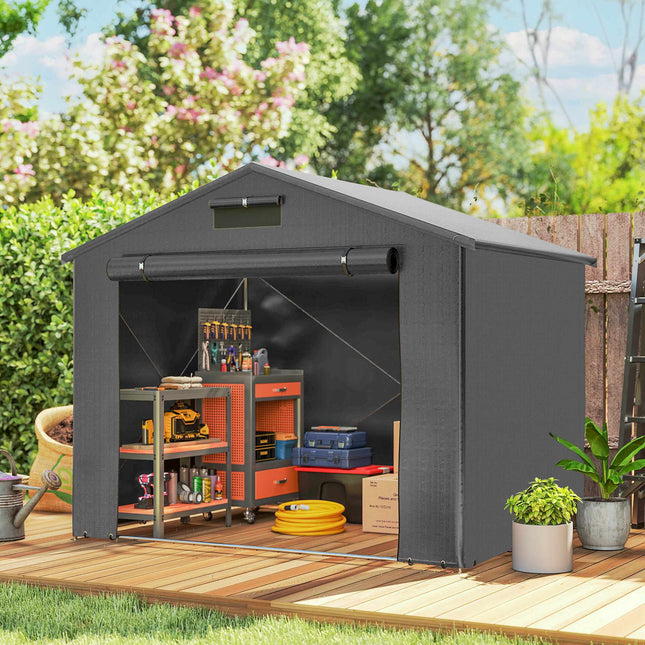 Waterproof Outdoor Shelter, 2.5x1.8m, Roll-Up Door