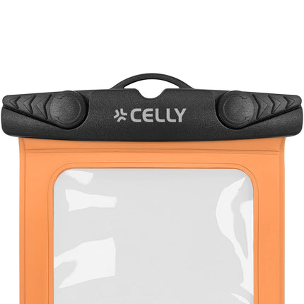 Waterproof Phone Pouch IPX8, Fits Up To 7-Inch, Orange