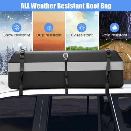 Waterproof Rooftop Cargo Carrier Bag, 600L, Lock