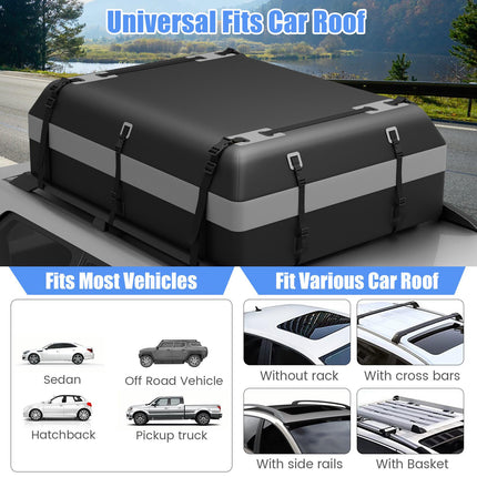 Waterproof Rooftop Cargo Carrier Bag, 600L, Lock